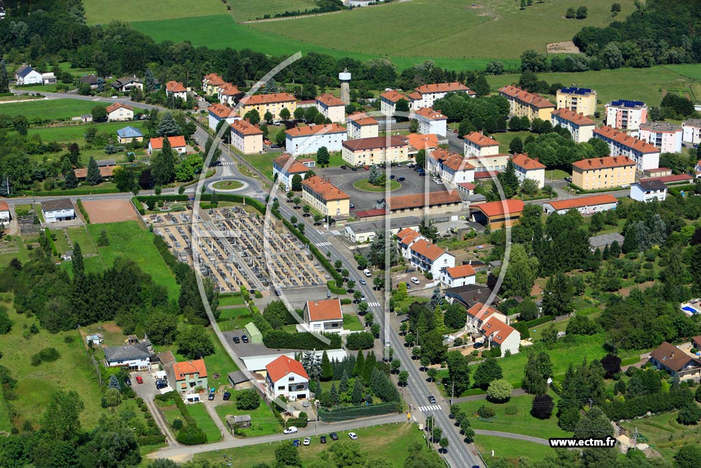 Photo arienne de Bouzonville (Cit de la Nied)