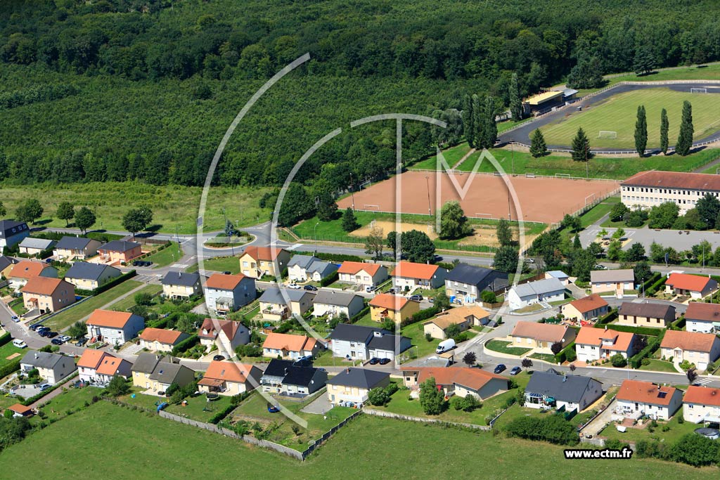 Photo arienne de Bouzonville (Cit de la Nied)