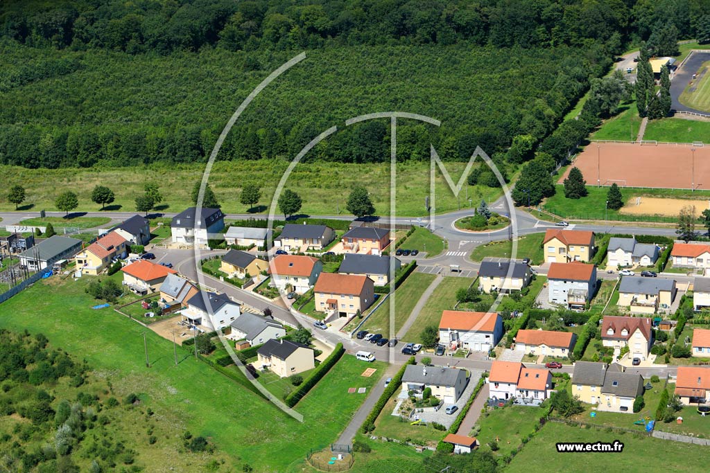 Photo arienne de Bouzonville (Cit de la Nied)