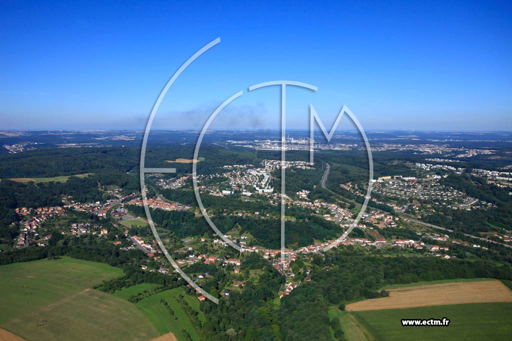Photo arienne de Hombourg-Haut