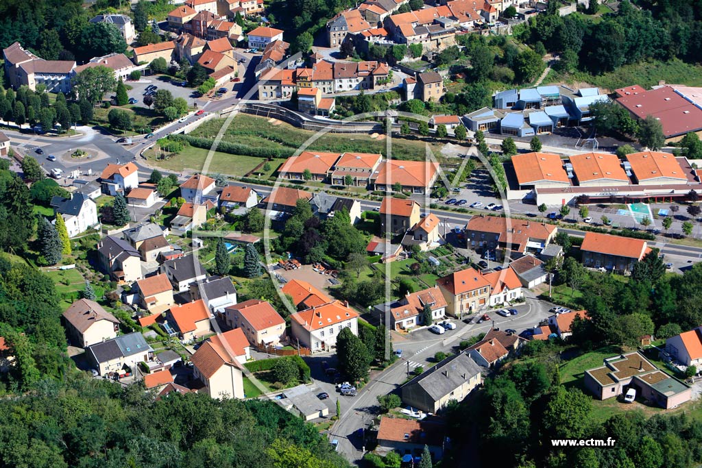 Photo arienne de Hombourg-Haut