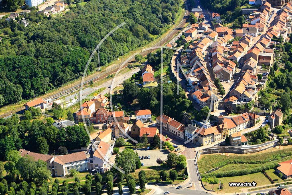 Photo arienne de Hombourg-Haut
