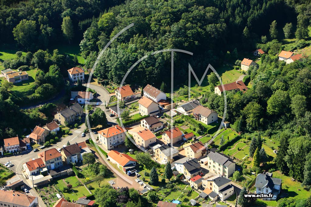 Photo arienne de Hombourg-Haut