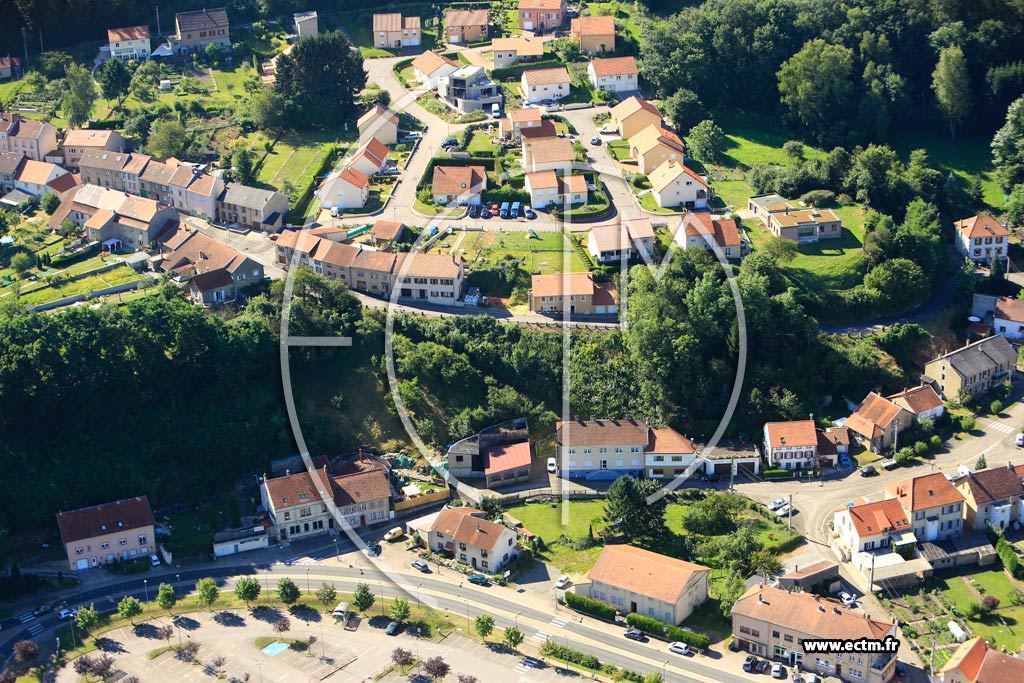 Photo arienne de Hombourg-Haut