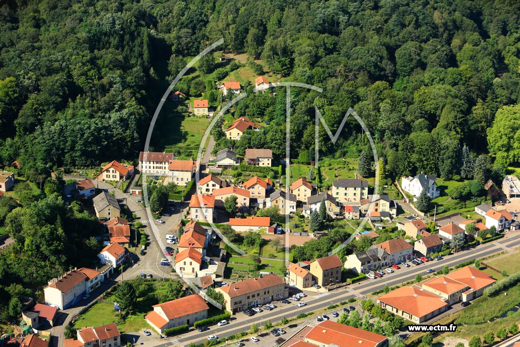 Photo arienne de Hombourg-Haut