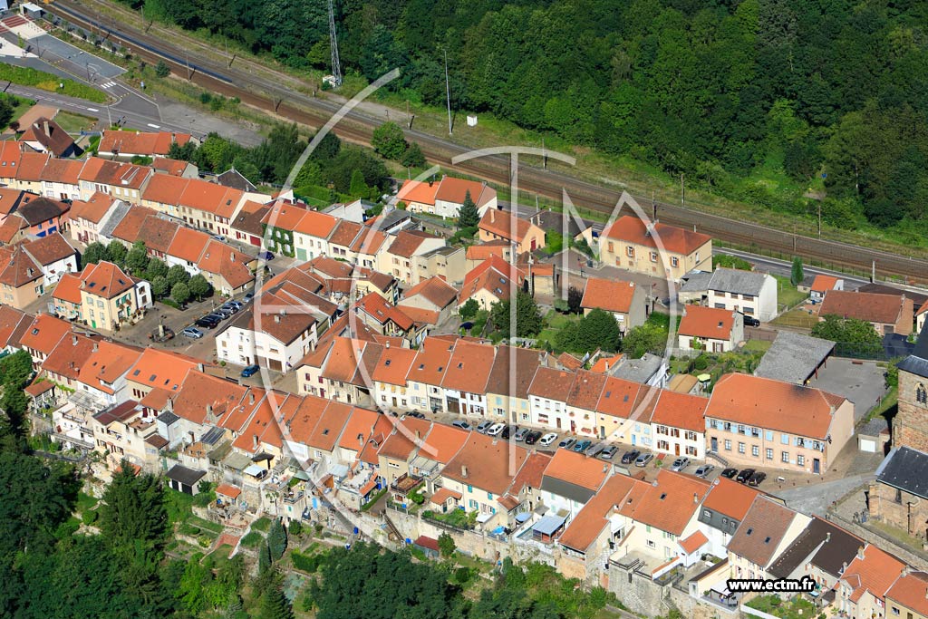 Photo arienne de Hombourg-Haut
