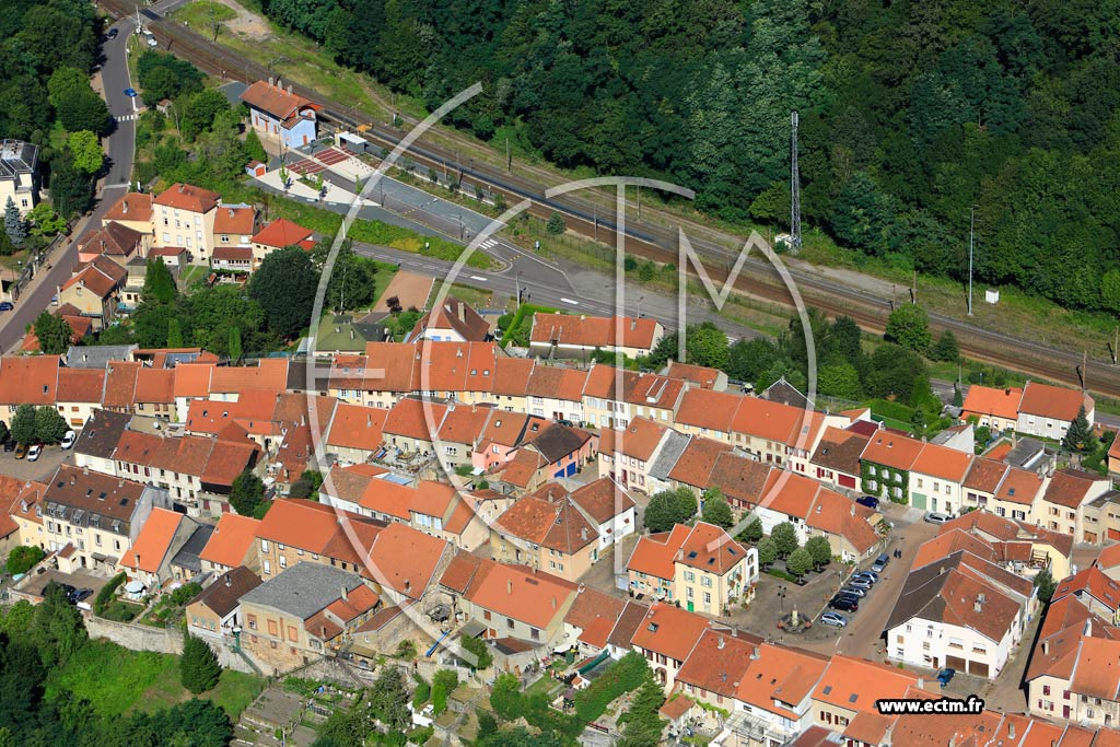 Photo arienne de Hombourg-Haut