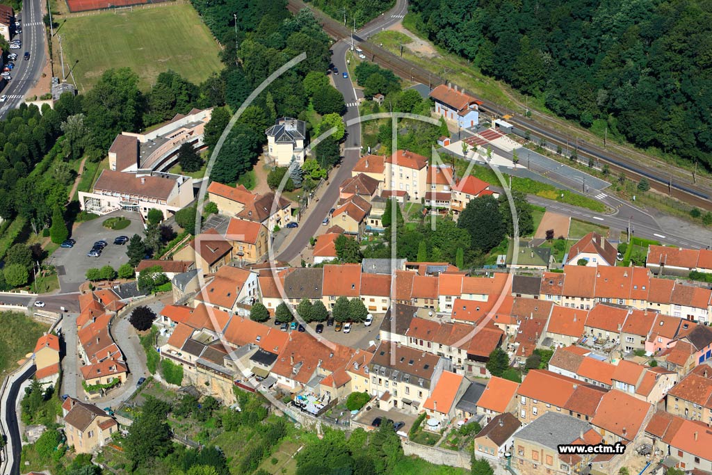 Photo arienne de Hombourg-Haut