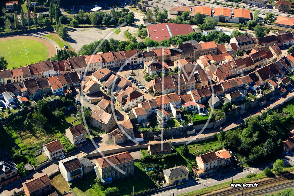 Photo arienne de Hombourg-Haut
