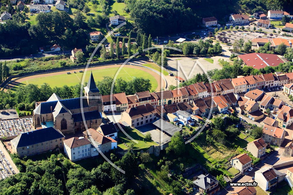Photo arienne de Hombourg-Haut