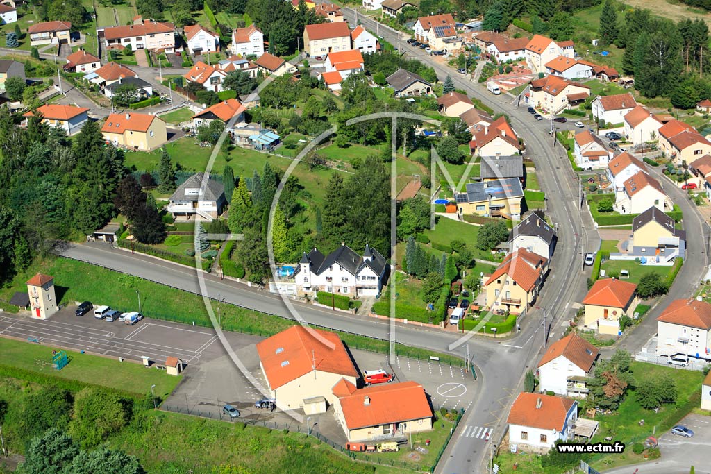 Photo arienne de Hombourg-Haut