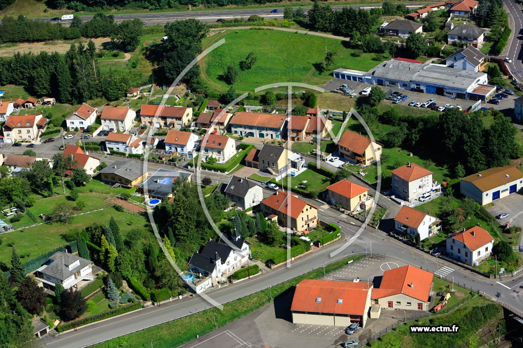 Photo arienne de Hombourg-Haut