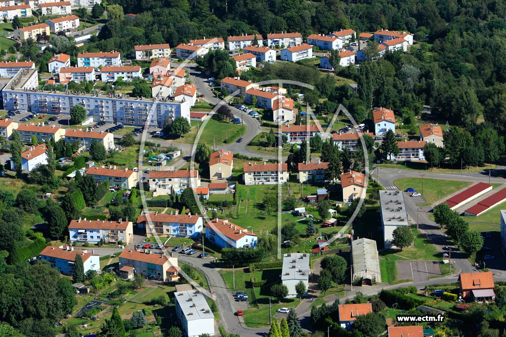 Photo arienne de Hombourg-Haut (Cit des Chnes)