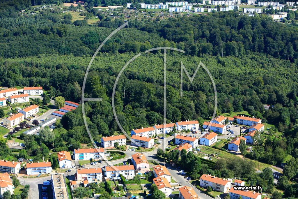 Photo arienne de Hombourg-Haut (Cit des Chnes)