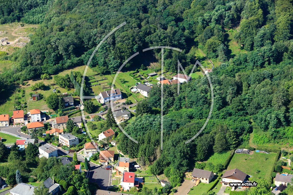 Photo arienne de Hombourg-Haut (Cit des Chnes)