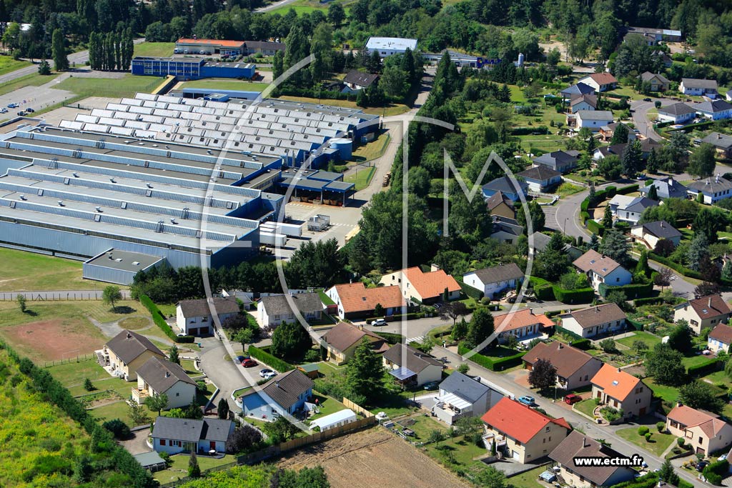 Photo arienne de Longeville-ls-Saint-Avold