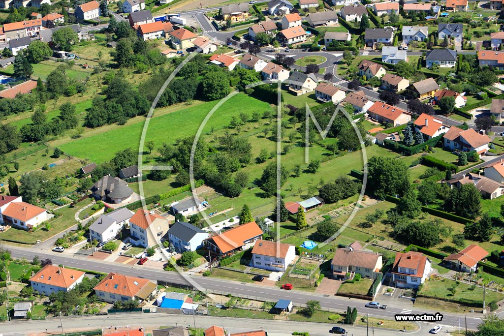Photo arienne de Longeville-ls-Saint-Avold