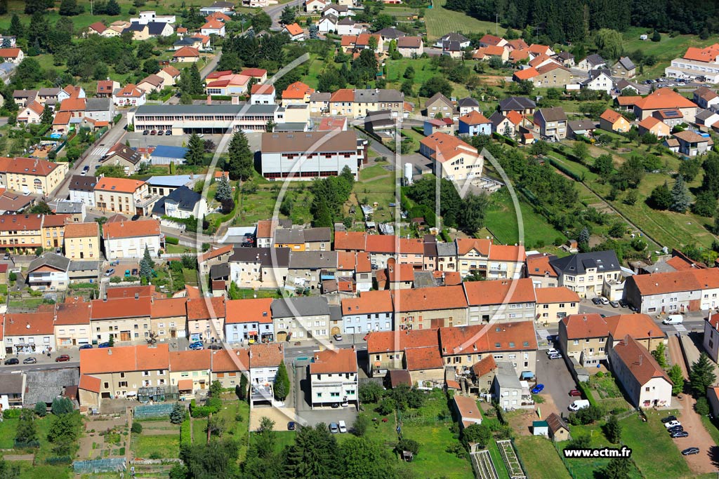Photo arienne de Longeville-ls-Saint-Avold