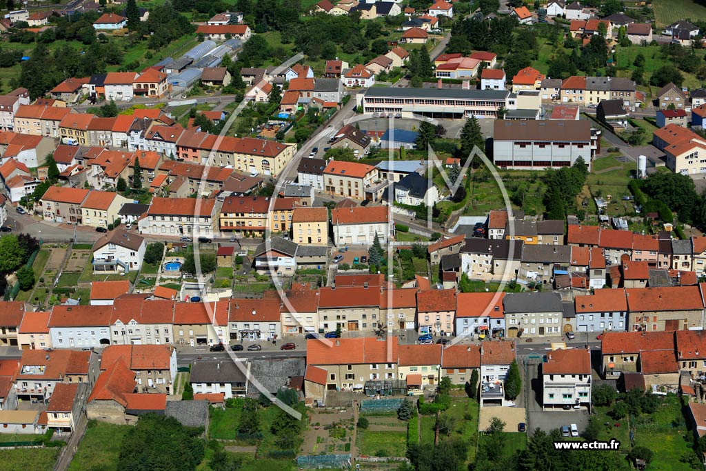 Photo arienne de Longeville-ls-Saint-Avold