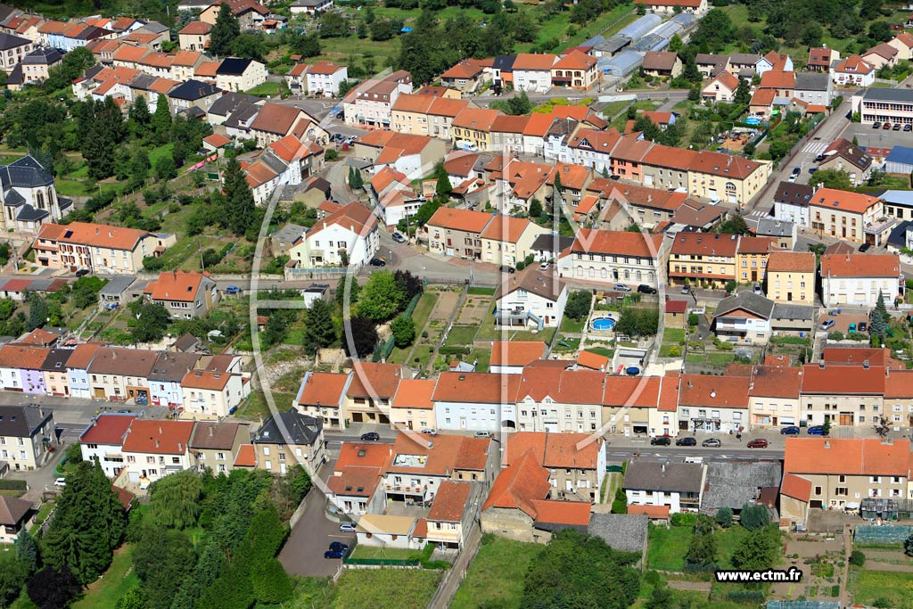 Photo arienne de Longeville-ls-Saint-Avold