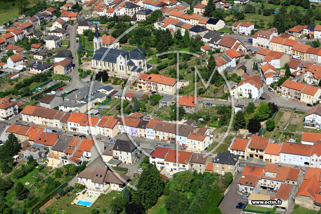 Photo arienne de Longeville-ls-Saint-Avold
