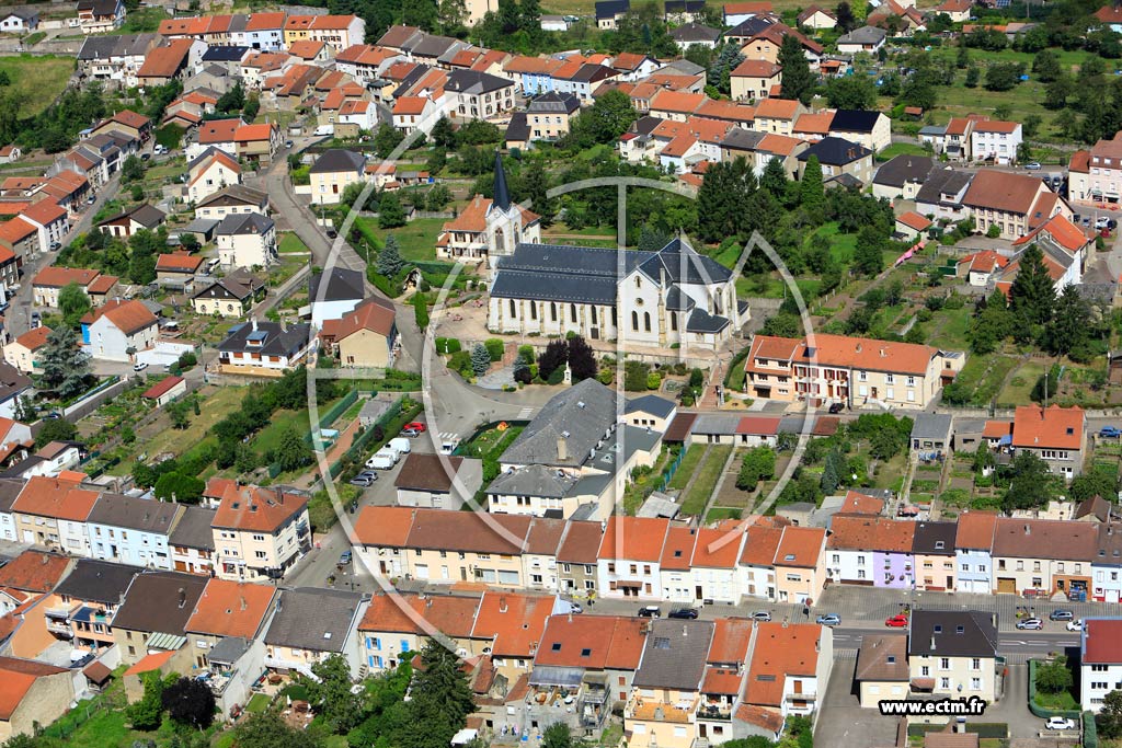Photo arienne de Longeville-ls-Saint-Avold