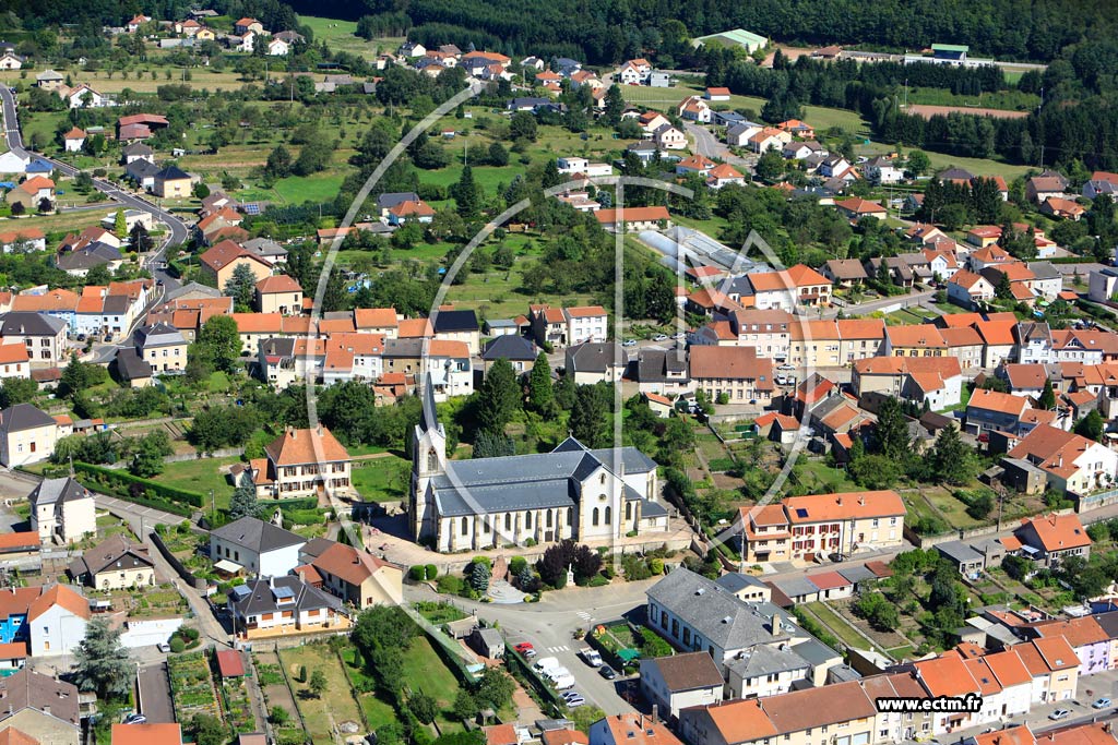 Photo arienne de Longeville-ls-Saint-Avold