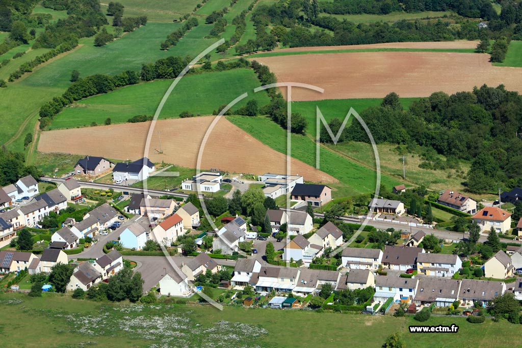 Photo arienne de Longeville-ls-Saint-Avold