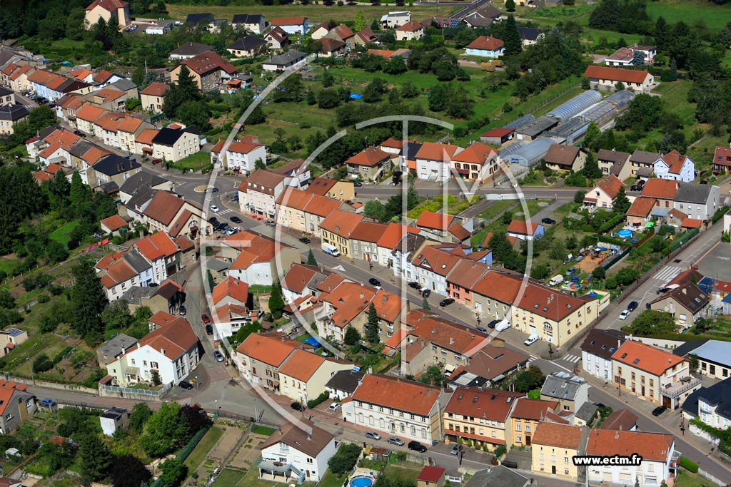 Photo arienne de Longeville-ls-Saint-Avold