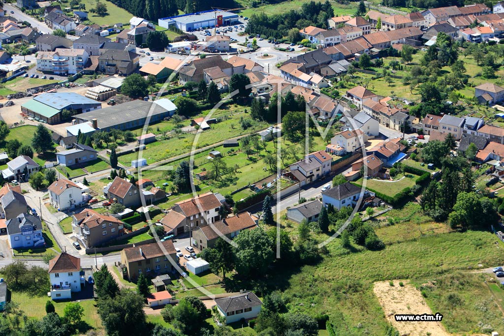 Photo arienne de Longeville-ls-Saint-Avold
