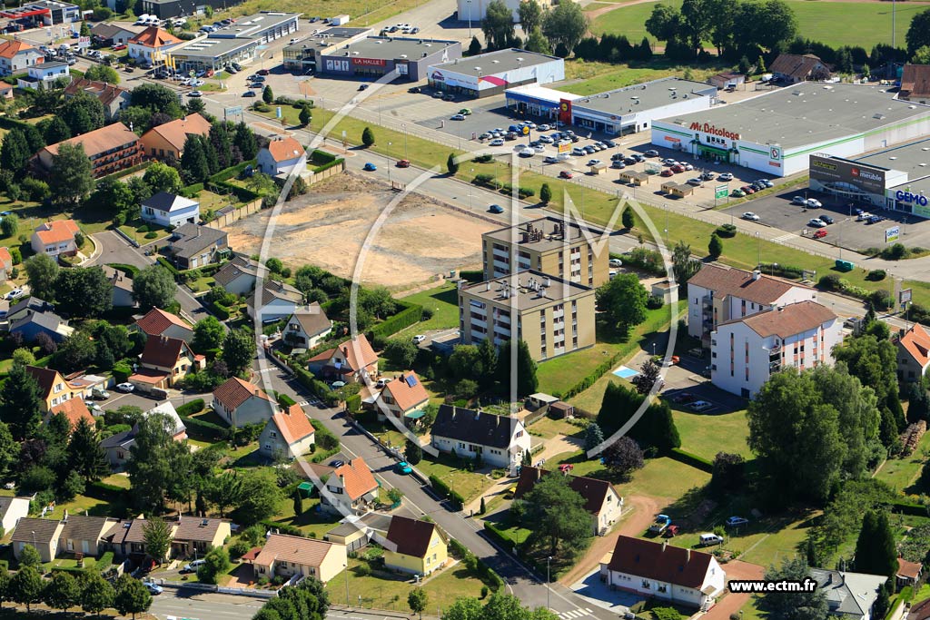 Photo arienne de Saint-Avold