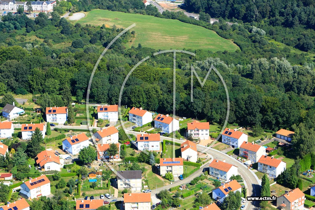 Photo arienne de Saint-Avold (La Carrire)