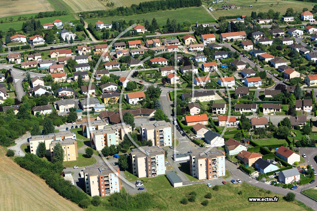 Photo arienne de Valmont