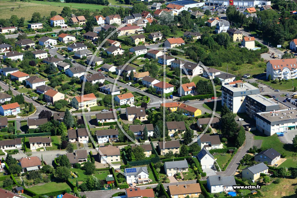 Photo arienne de Valmont