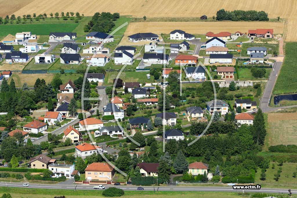 Photo arienne de Valmont