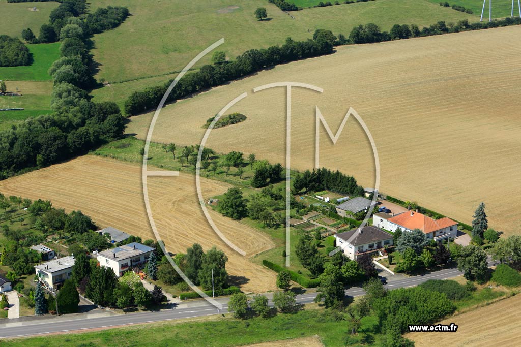Photo arienne de Teting-sur-Nied