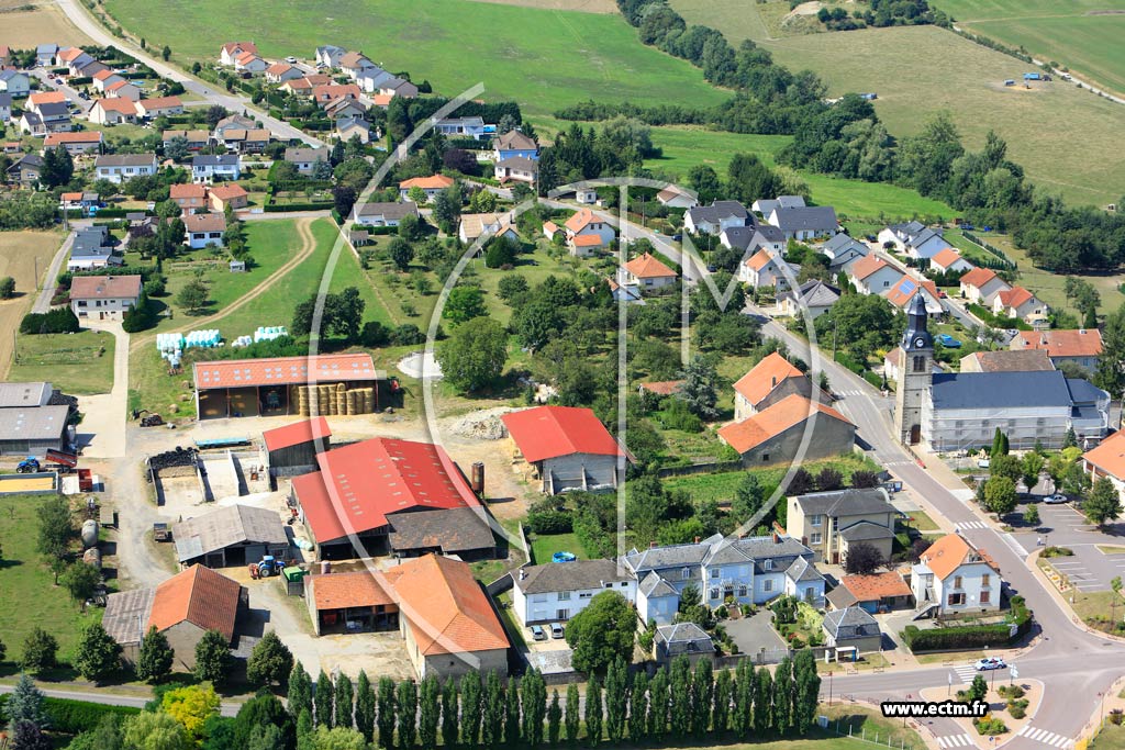 Photo arienne de Teting-sur-Nied