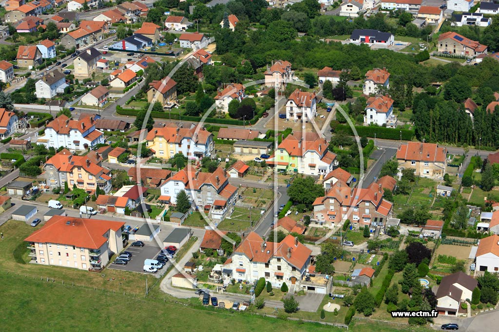 Photo arienne de Teting-sur-Nied