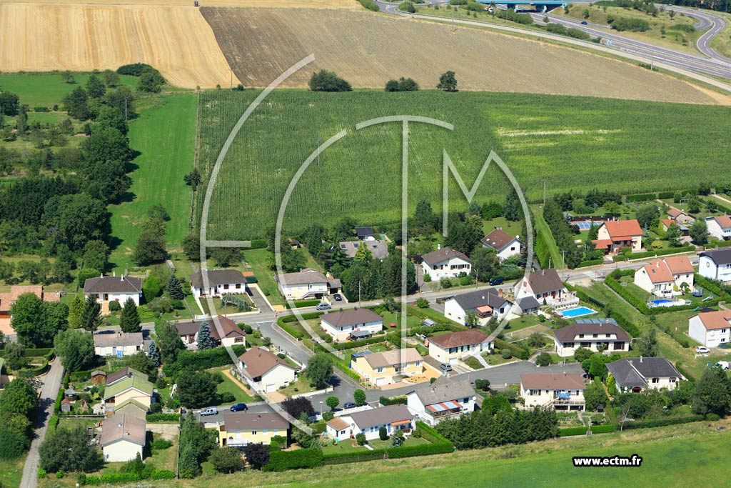 Photo arienne de Tritteling-Redlach (Redlach)