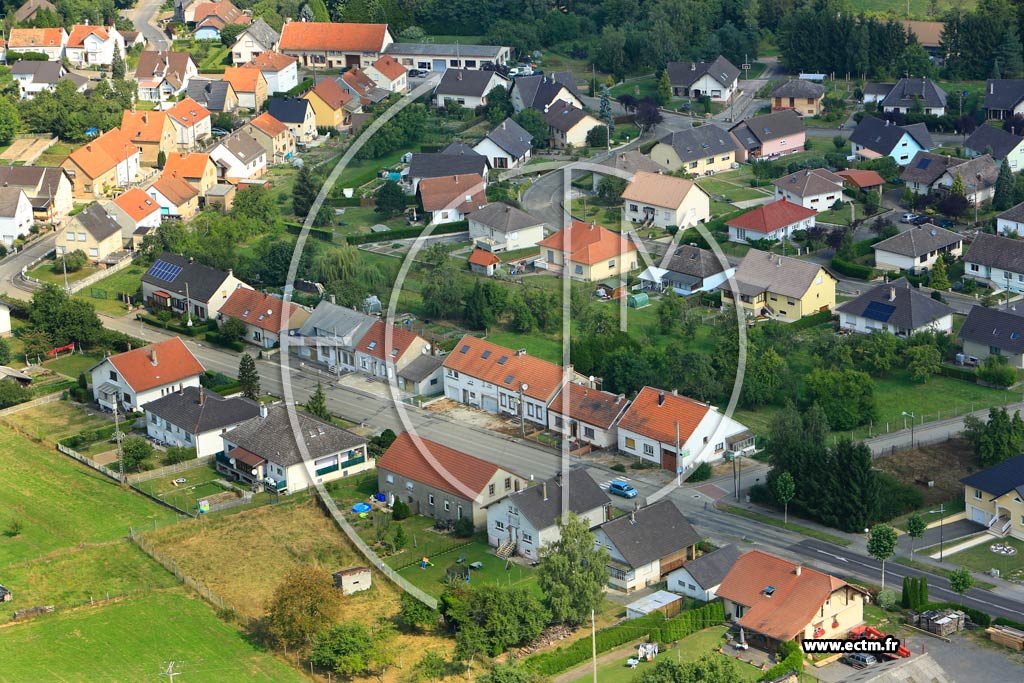 Photo arienne de Herbitzheim