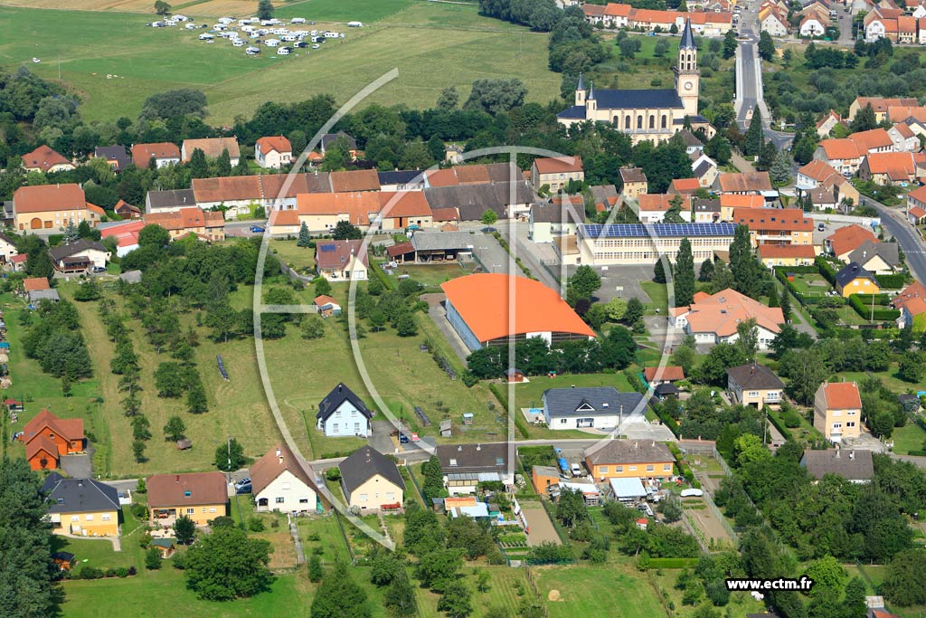Photo arienne de Herbitzheim