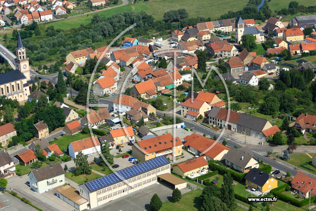 Photo arienne de Herbitzheim