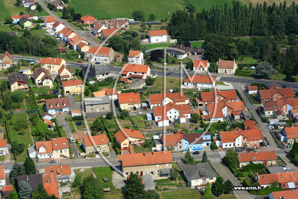 Photo arienne de Sarralbe (Cit Solvay)