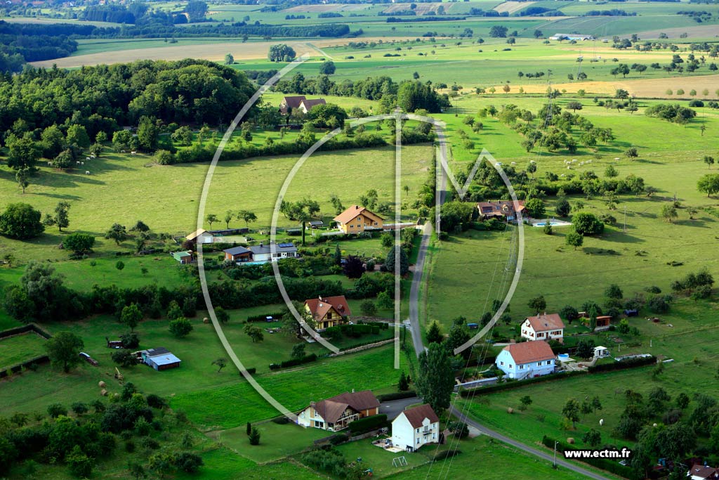 Photo arienne de Sarrewerden (Zollingen)