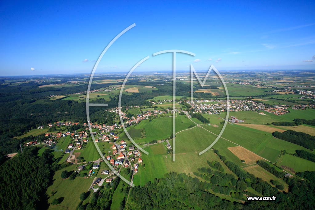 Photo arienne de Phalsbourg (Trois Maisons)