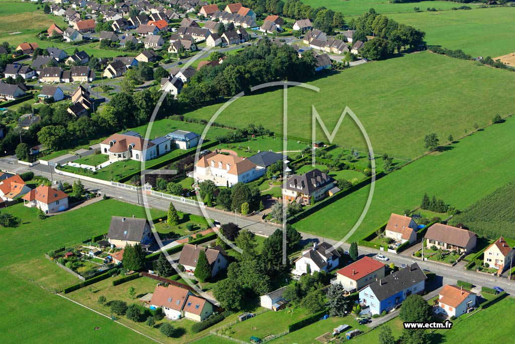 Photo arienne de Phalsbourg (Trois Maisons)