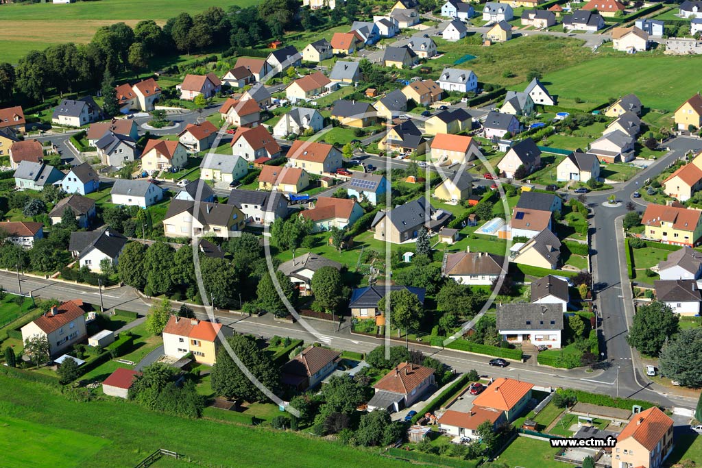 Photo arienne de Phalsbourg (Trois Maisons)