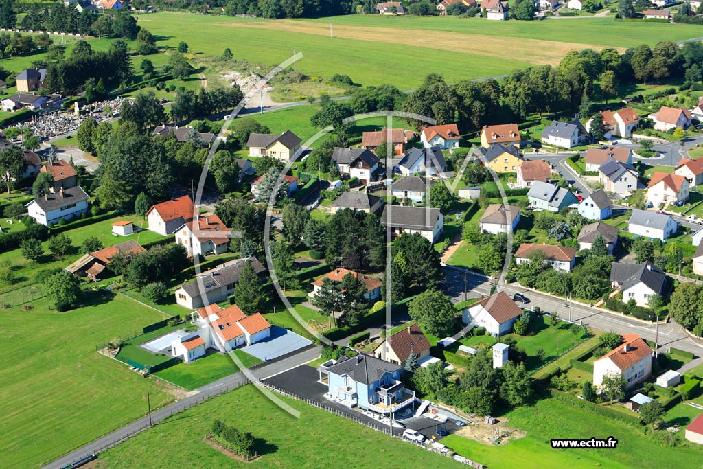 Photo arienne de Phalsbourg (Trois Maisons)
