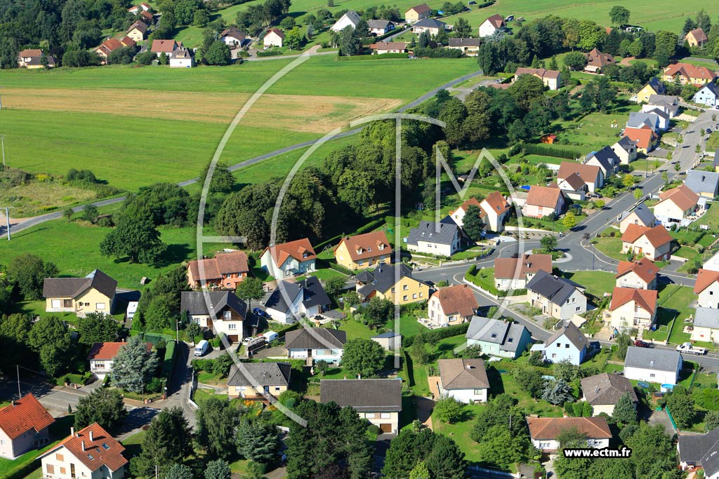 Photo arienne de Phalsbourg (Trois Maisons)
