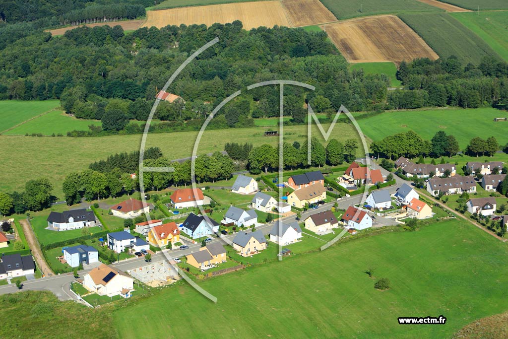 Photo arienne de Phalsbourg (Trois Maisons)